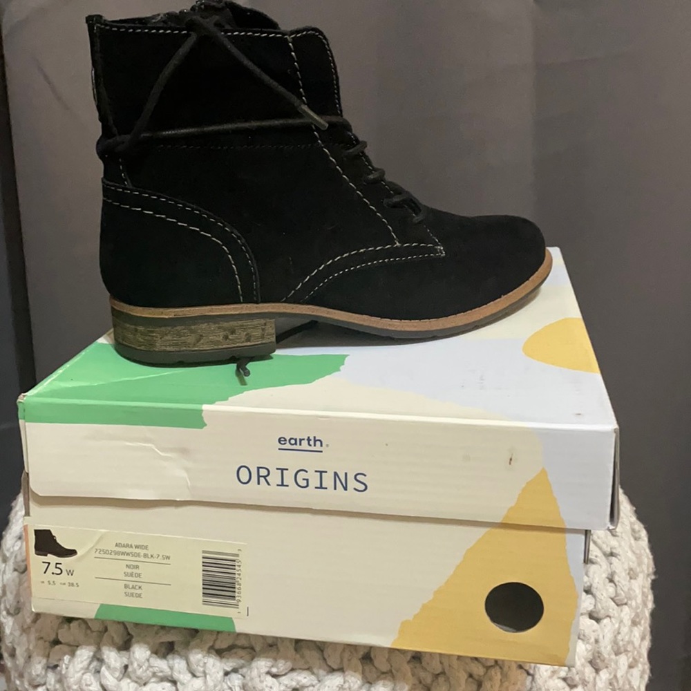 Origins black booties